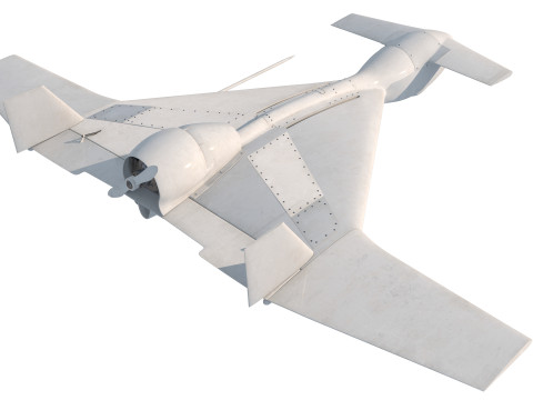 IAI Harop UAV loitering munition Drone 3D Модель