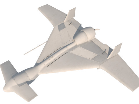 IAI Harop UAV loitering munition Drone 3D Модель