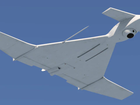 IAI Harop UAV loitering munition Drone 3D Model
