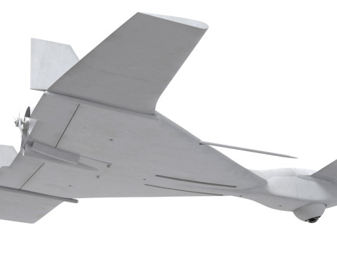 IAI Harop UAV loitering munition Drone 3D Модель