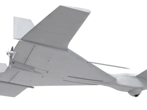 IAI Harop UAV loitering munition Drone 3D Model