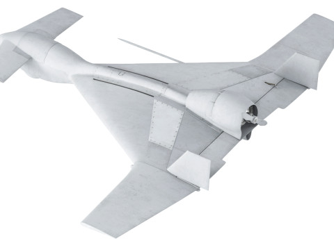 IAI Harop UAV loitering munition Drone 3D Модель
