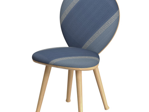 Jeans Marinbla chair Rllakan collection Pierre Yovanovitch 3D 模型