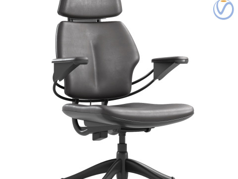 Humanscale Freedom Chair with Headrest 3D मॉडल