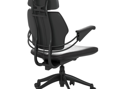 Humanscale Freedom Chair with Headrest 3D 모델