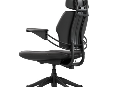 Humanscale Freedom Chair with Headrest 3D 모델