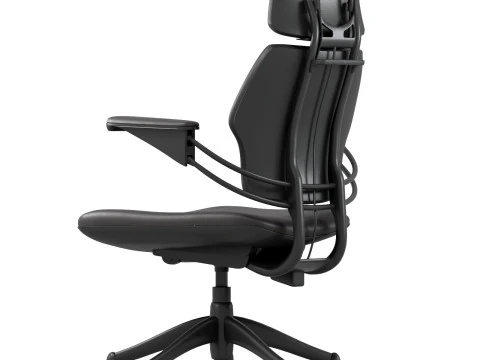 Humanscale Freedom Chair with Headrest 3D Model