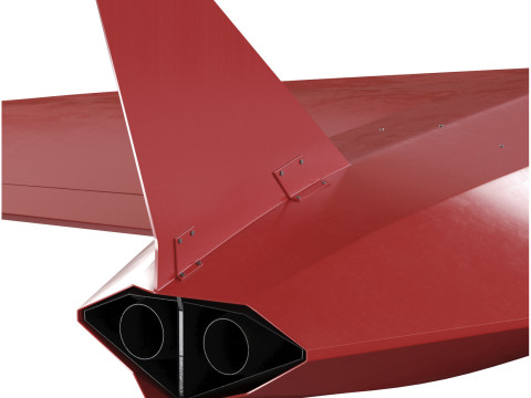 Hadid-110 kamikaze Dalahu drone Modèle 3D