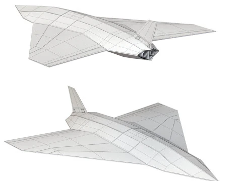 Hadid-110 kamikaze Dalahu drone 3D Model
