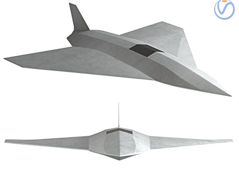 Hadid-110 kamikaze Dalahu metal drone 3D Model