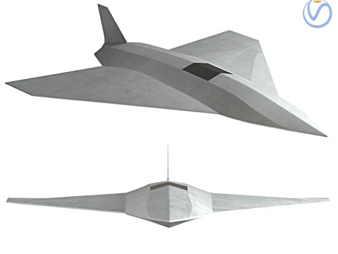 Hadid-110 kamikaze Dalahu 금속 드론 3D 모델