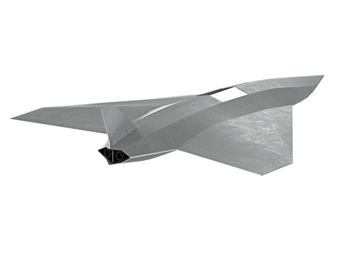 Hadid-110 kamikaze Dalahu metal drone 3Dモデル