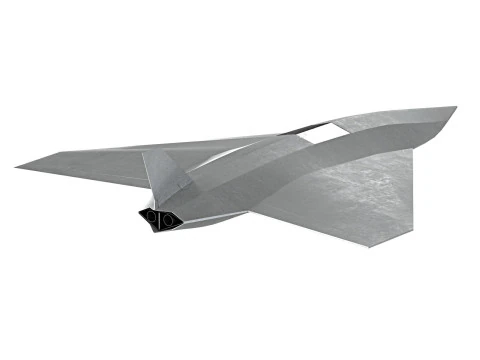 Hadid-110 kamikaze Dalahu metal drone 3D Model