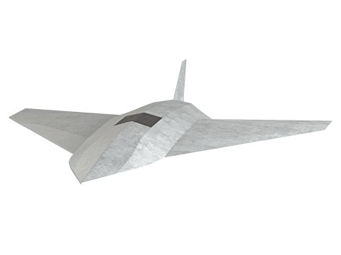 Hadid-110 kamikaze Dalahu metal drone 3Dモデル