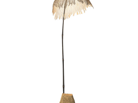 Luxury Handcrafted Ishigaki Sculpture Lamp Sand 3Dモデル
