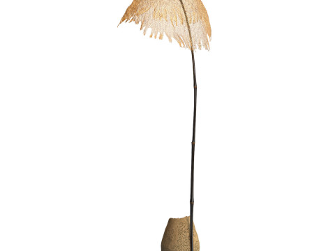 Luxury Handcrafted Ishigaki Sculpture Lamp Sand 3Dモデル