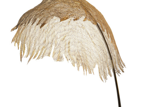 Luxury Handcrafted Ishigaki Sculpture Lamp Sand 3Dモデル