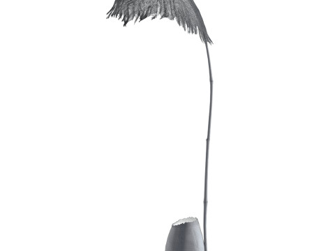 Luxury Handcrafted Ishigaki Sculpture Lamp Sand 3Dモデル