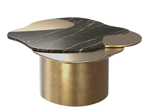 Vincenzo De Cotiis bronze Coffee Table 3D Model