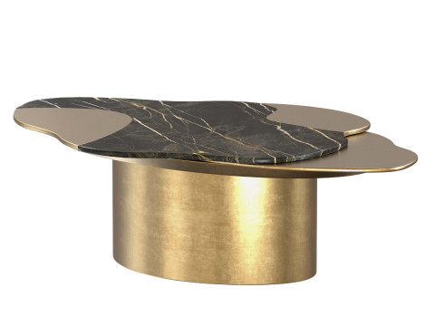Vincenzo De Cotiis bronze Coffee Table 3D Model