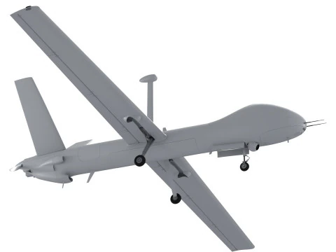 Izraelski dron wojskowy Elbit Hernes 900 UAV Model 3D