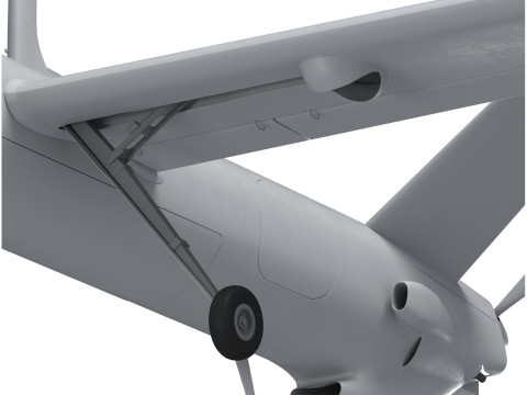 Elbit Hernes 900 UAV Israel military drone 3Dモデル