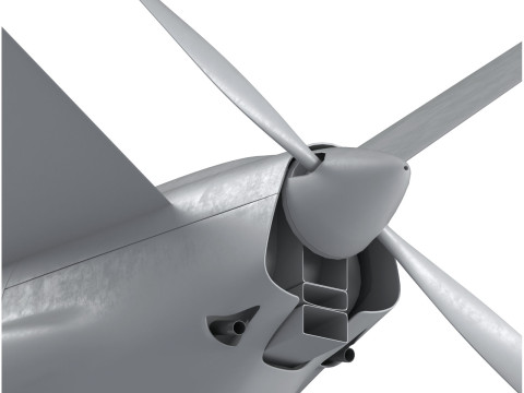 Elbit Hernes 900 UAV Israel military drone 3Dモデル