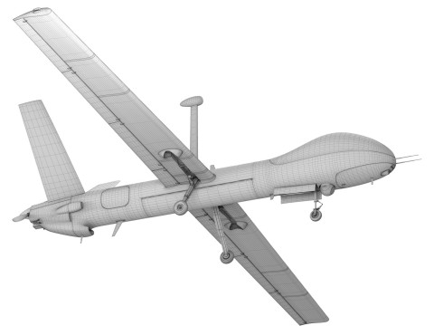 Elbit Hernes 900 UAV Israel military drone 3Dモデル