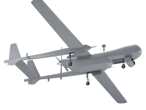 UAV Heron TP Israel Aerospace Industries drone 3D Model