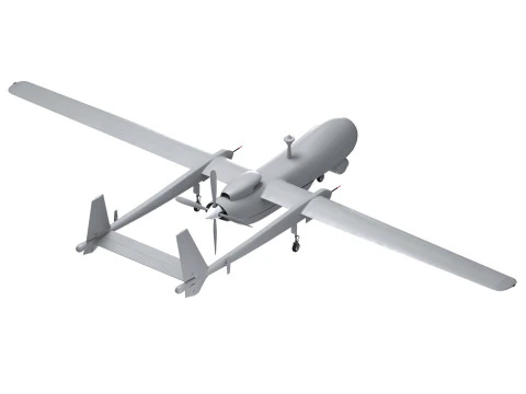 UAV Heron TP Israel Aerospace Industries drone 3D Model