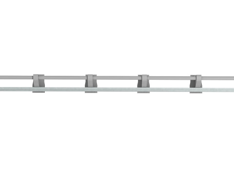 Road metal fence construction kit 01 3D Model