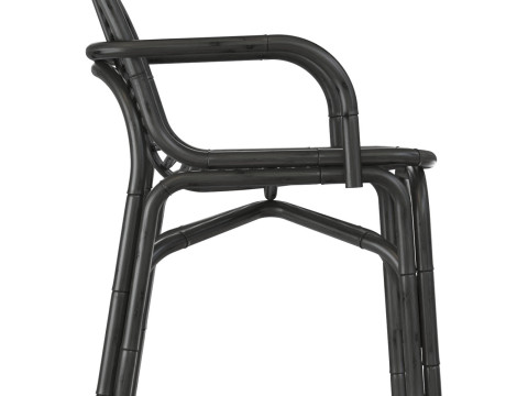 Black Peak armchair INDOOR rattan Cane-line 3D Druckmodell
