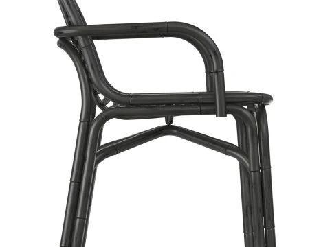 Poltrona Black Peak INDOOR rattan Cane-line Modello di stampa 3D