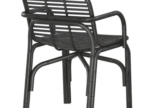Black Peak armchair INDOOR rattan Cane-line 3D Druckmodell