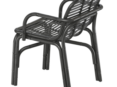 Black Peak armchair INDOOR rattan Cane-line 3D Druckmodell