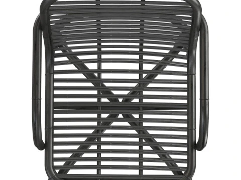 Poltrona Black Peak INDOOR rattan Cane-line Modello di stampa 3D