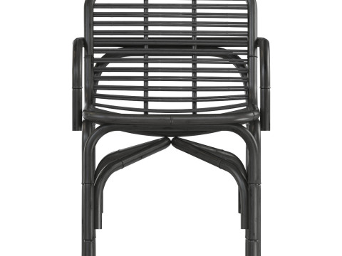 Black Peak armchair INDOOR rattan Cane-line 3D Druckmodell