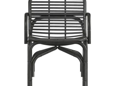 Poltrona Black Peak INDOOR rattan Cane-line Modello di stampa 3D