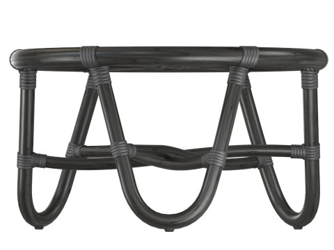 Round rattan table with curved legs 3D 프린트 모델