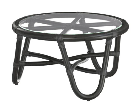 Tavolo rotondo in rattan con gambe curve Modello di stampa 3D