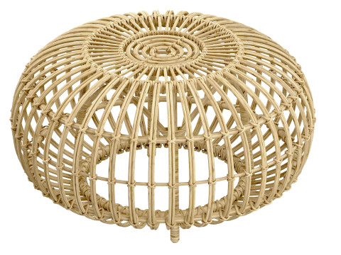 Pouf Beige rotin OTTOMAN de Sika Design 3D 프린트 모델