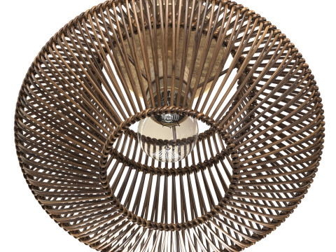 Dark Neher Rattan Semi Flush Mount 3Dプリントモデル