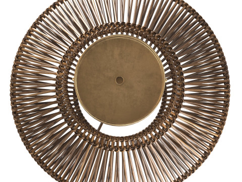 Dark Neher Rattan Semi Flush Mount 3Dプリントモデル