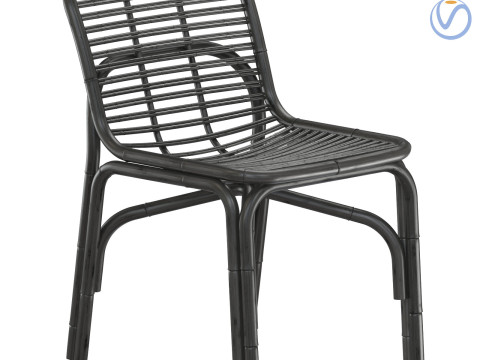 Black Peak armchair INDOOR rattan Cane-line 3D Принт Модель