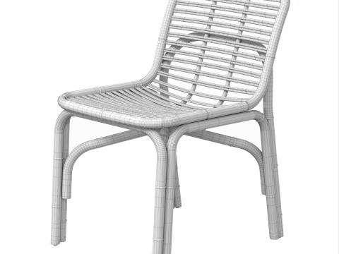 Black Peak armchair INDOOR rattan Cane-line 3D 打印模型