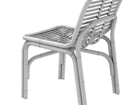 Black Peak armchair INDOOR rattan Cane-line 3D 打印模型