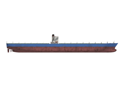 Cargo ship Low-poly AP 3D Модель