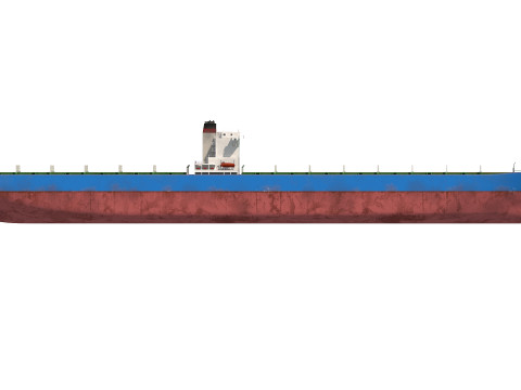 Cargo ship Low-poly AP 3D Модель