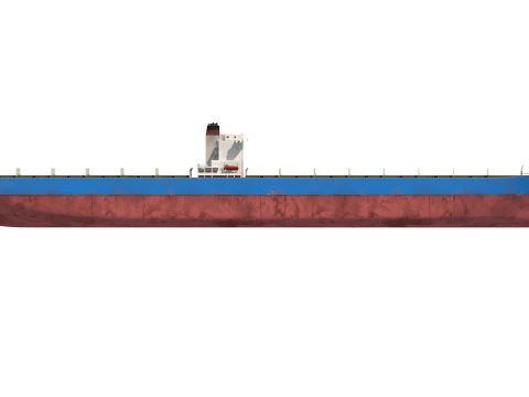 Nave mercantile AP a basso numero di poligoni Modello 3D