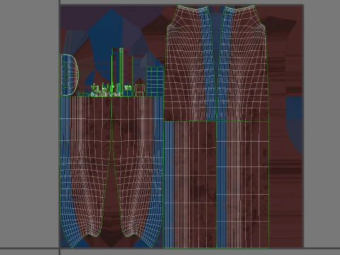 Nave mercantile AP a basso numero di poligoni Modello 3D
